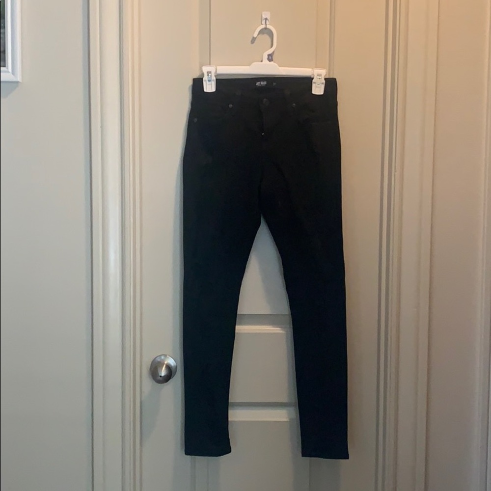 Black ripped jeans
